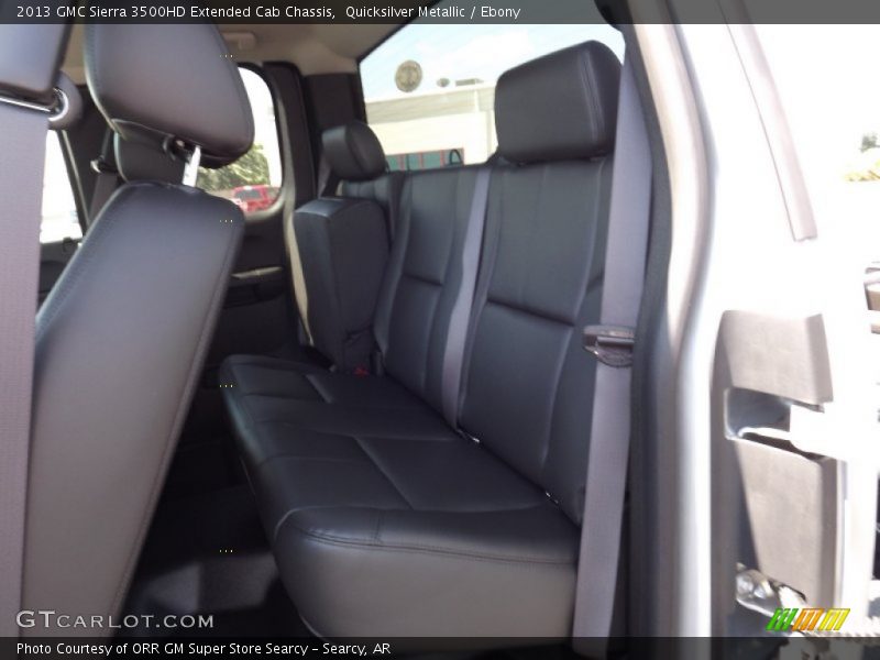 Quicksilver Metallic / Ebony 2013 GMC Sierra 3500HD Extended Cab Chassis