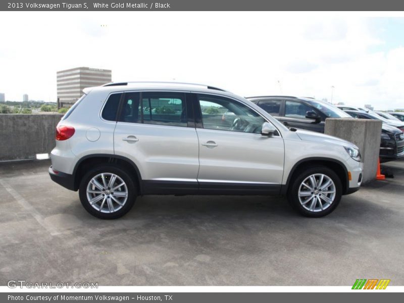 White Gold Metallic / Black 2013 Volkswagen Tiguan S