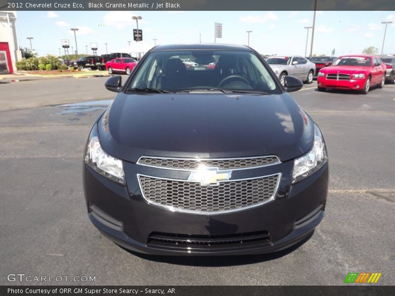 Black Granite Metallic / Jet Black 2012 Chevrolet Cruze Eco