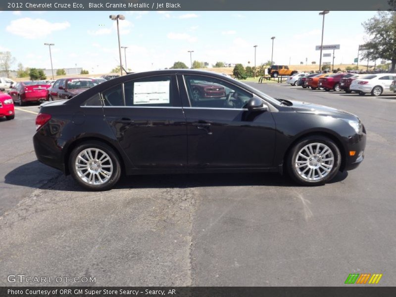 Black Granite Metallic / Jet Black 2012 Chevrolet Cruze Eco