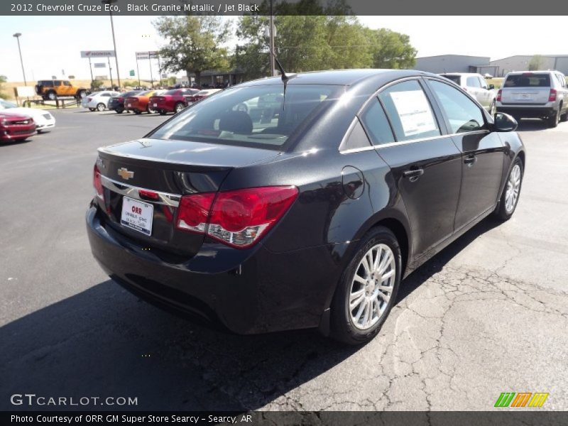 Black Granite Metallic / Jet Black 2012 Chevrolet Cruze Eco