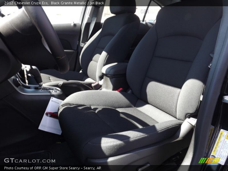 Black Granite Metallic / Jet Black 2012 Chevrolet Cruze Eco