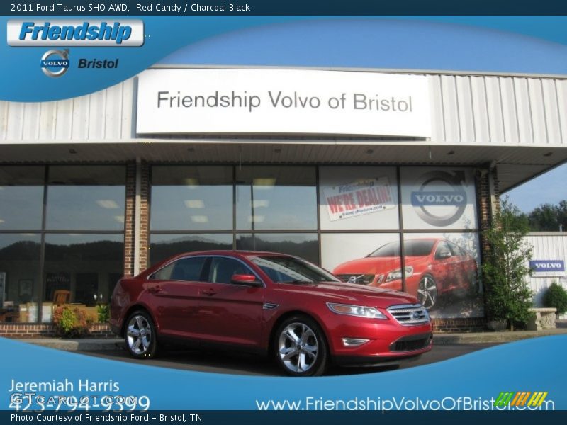 Red Candy / Charcoal Black 2011 Ford Taurus SHO AWD
