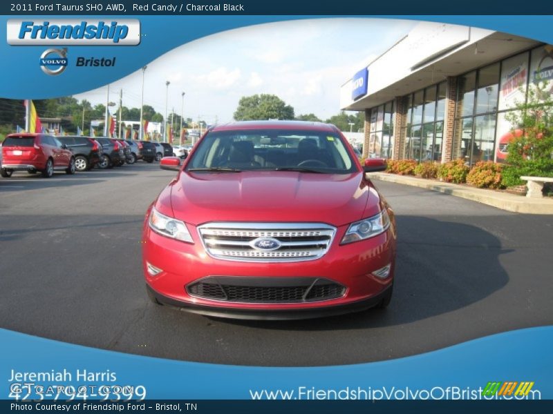 Red Candy / Charcoal Black 2011 Ford Taurus SHO AWD