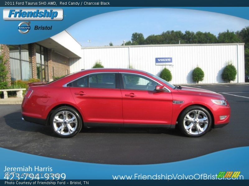 Red Candy / Charcoal Black 2011 Ford Taurus SHO AWD