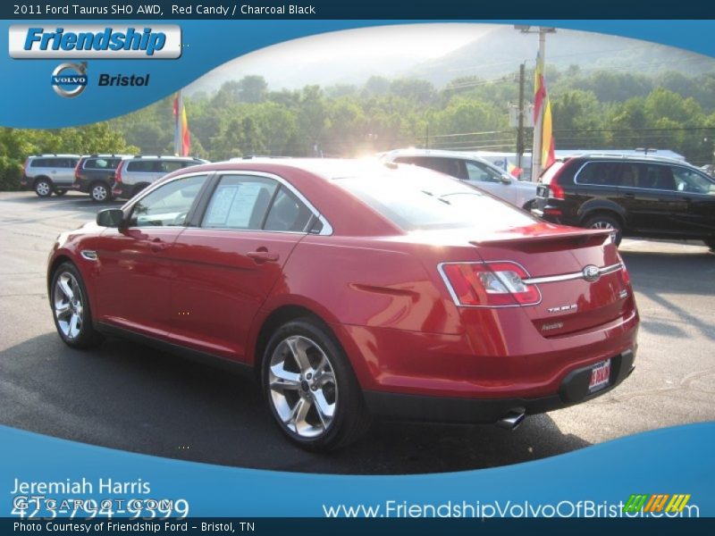 Red Candy / Charcoal Black 2011 Ford Taurus SHO AWD