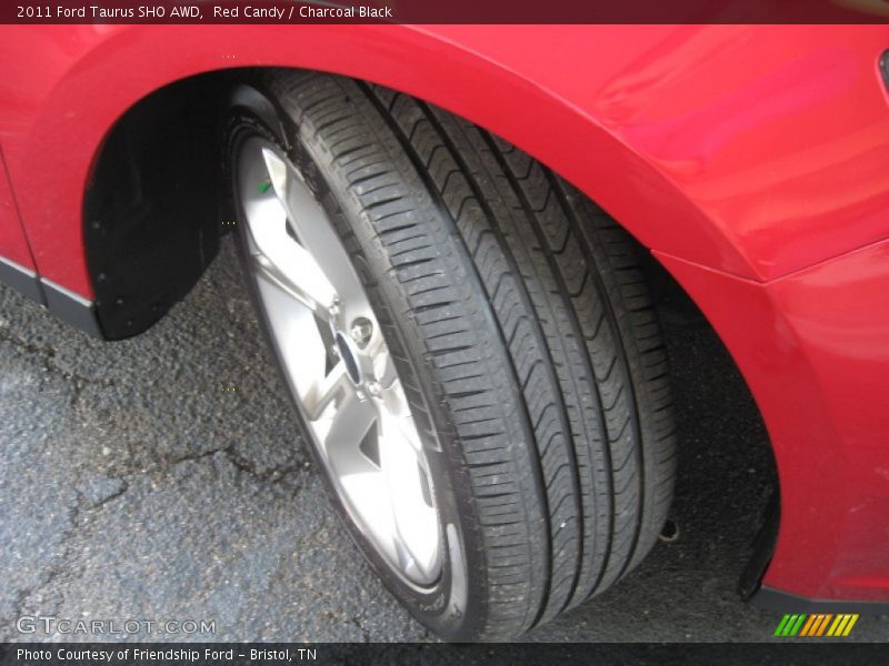Red Candy / Charcoal Black 2011 Ford Taurus SHO AWD