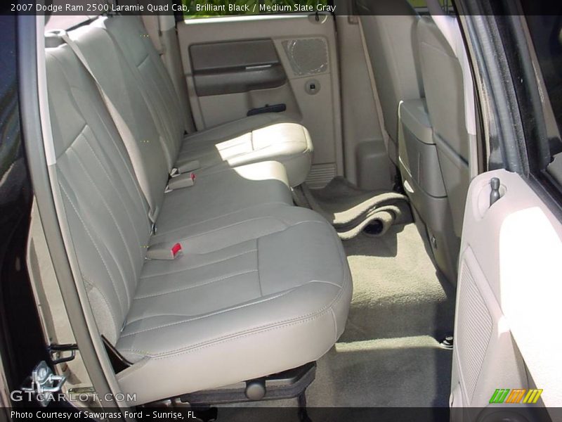 Brilliant Black / Medium Slate Gray 2007 Dodge Ram 2500 Laramie Quad Cab