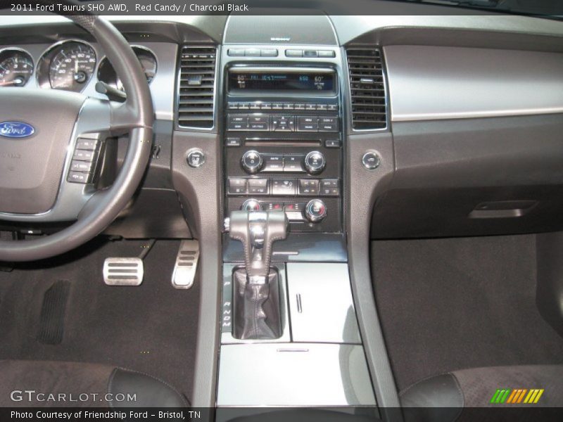 Controls of 2011 Taurus SHO AWD