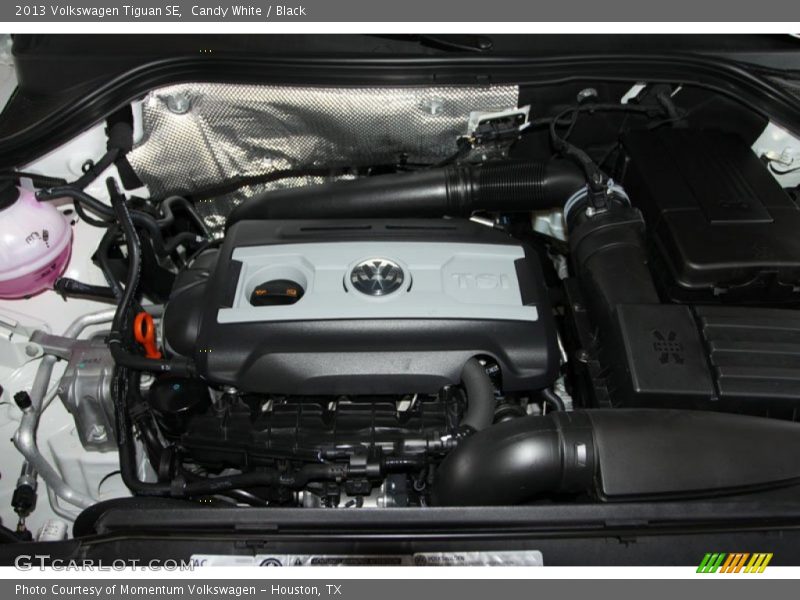 Candy White / Black 2013 Volkswagen Tiguan SE
