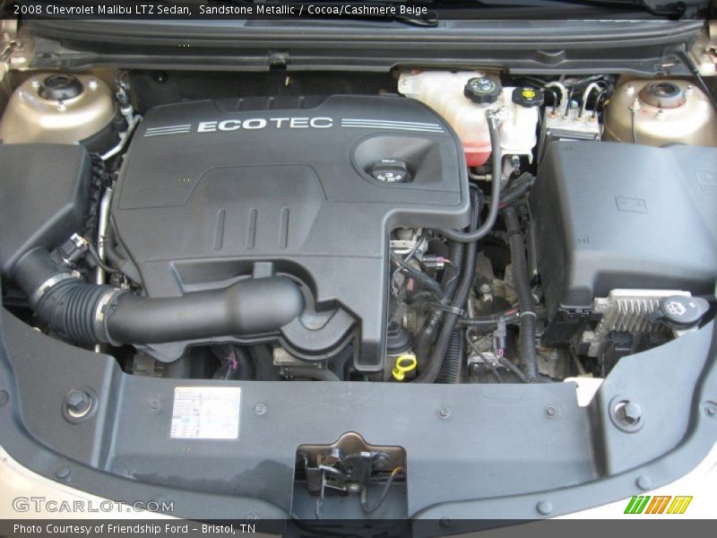  2008 Malibu LTZ Sedan Engine - 2.4 Liter DOHC 16-Valve VVT Ecotec 4 Cylinder
