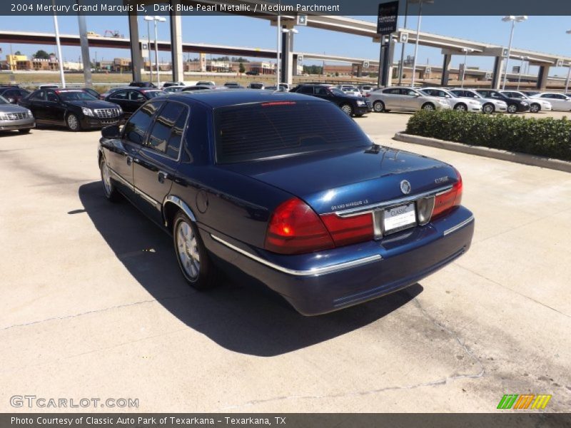 Dark Blue Pearl Metallic / Medium Parchment 2004 Mercury Grand Marquis LS