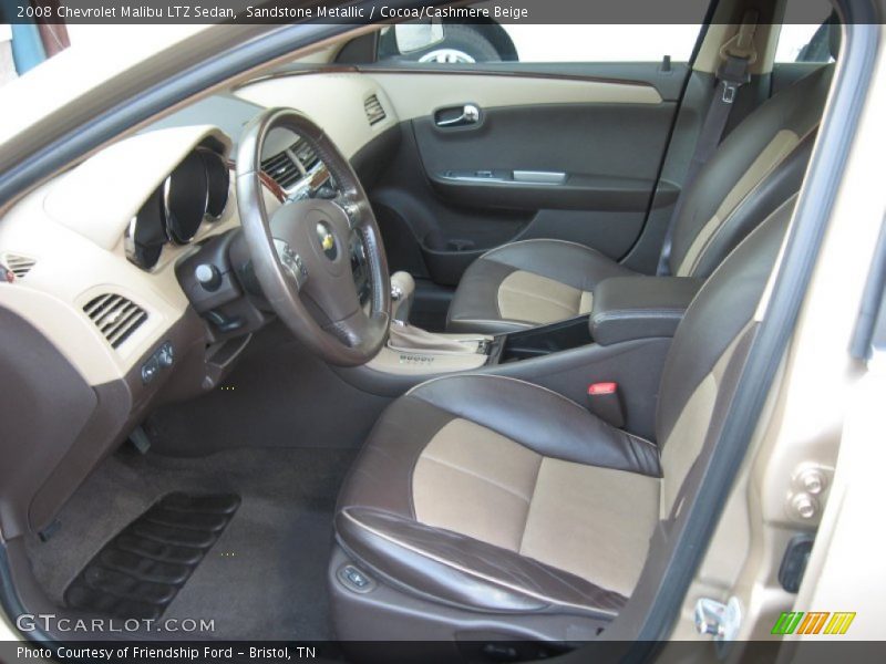  2008 Malibu LTZ Sedan Cocoa/Cashmere Beige Interior