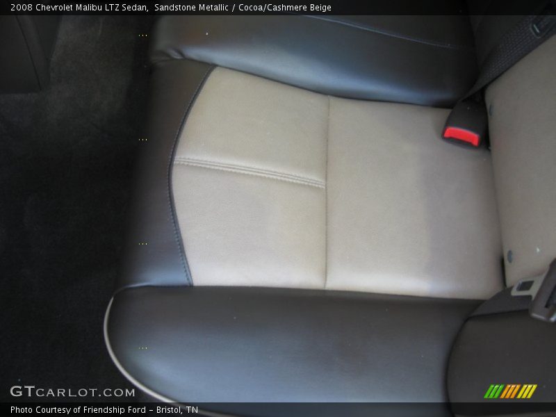 Sandstone Metallic / Cocoa/Cashmere Beige 2008 Chevrolet Malibu LTZ Sedan