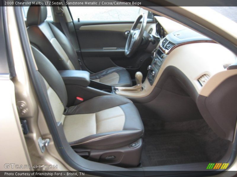Sandstone Metallic / Cocoa/Cashmere Beige 2008 Chevrolet Malibu LTZ Sedan