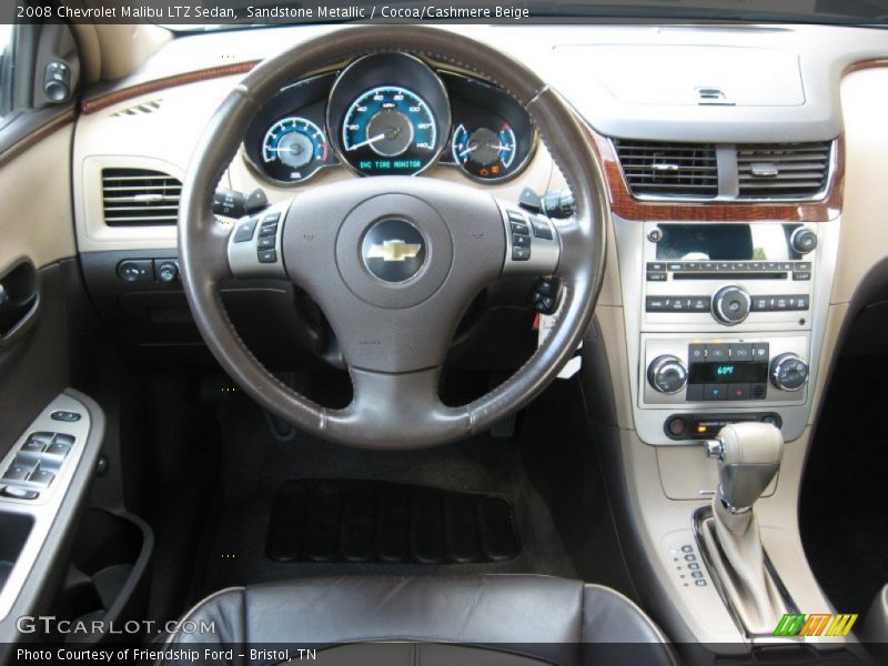 Dashboard of 2008 Malibu LTZ Sedan