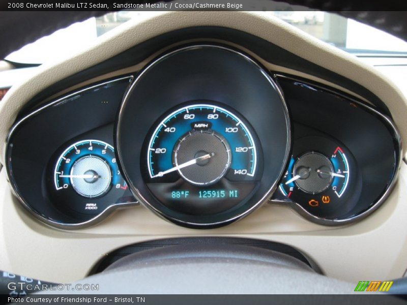  2008 Malibu LTZ Sedan LTZ Sedan Gauges