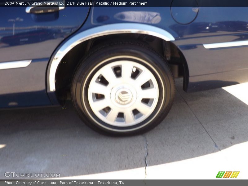 Dark Blue Pearl Metallic / Medium Parchment 2004 Mercury Grand Marquis LS