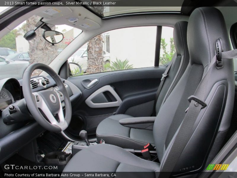  2013 fortwo passion coupe Black Leather Interior