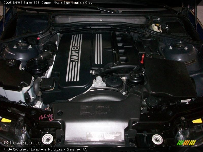 Mystic Blue Metallic / Grey 2005 BMW 3 Series 325i Coupe