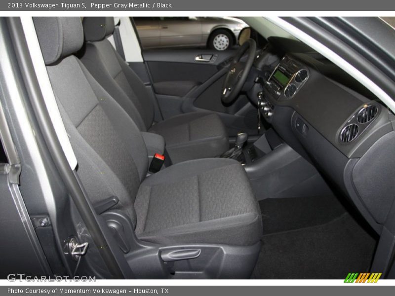 Pepper Gray Metallic / Black 2013 Volkswagen Tiguan S