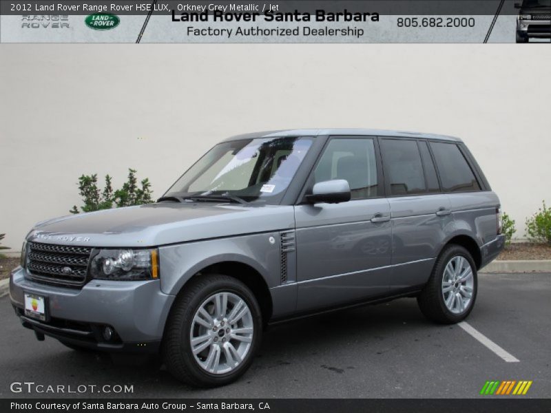Orkney Grey Metallic / Jet 2012 Land Rover Range Rover HSE LUX