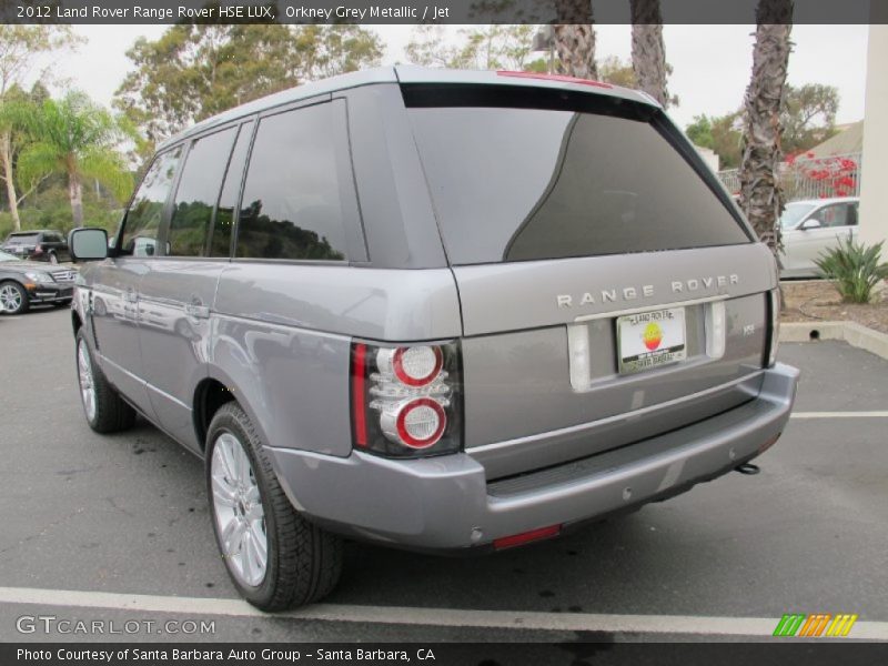 Orkney Grey Metallic / Jet 2012 Land Rover Range Rover HSE LUX