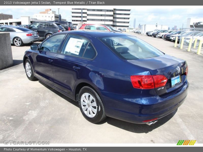 Tempest Blue Metallic / Titan Black 2013 Volkswagen Jetta S Sedan
