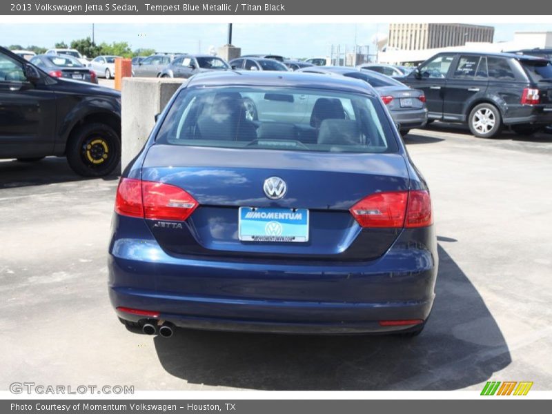Tempest Blue Metallic / Titan Black 2013 Volkswagen Jetta S Sedan