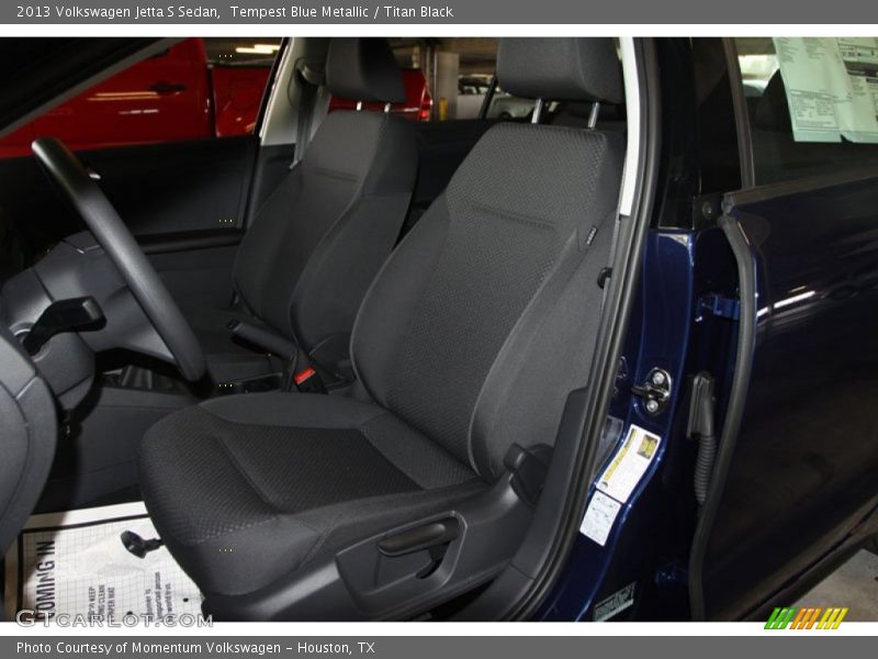 Tempest Blue Metallic / Titan Black 2013 Volkswagen Jetta S Sedan