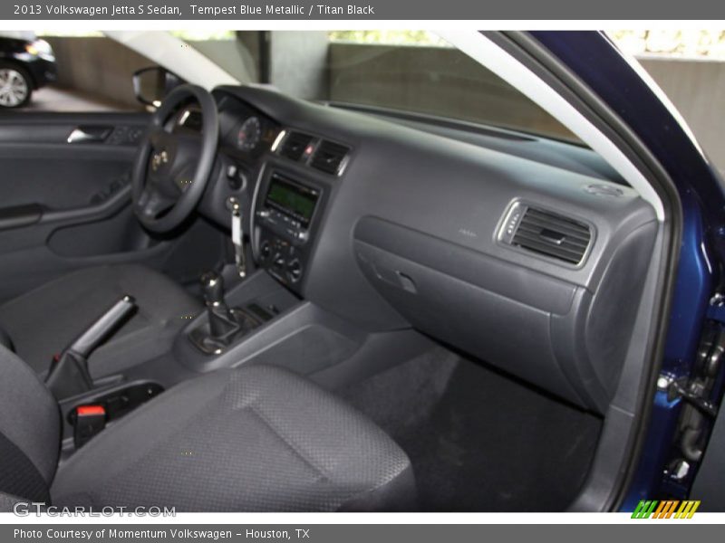 Tempest Blue Metallic / Titan Black 2013 Volkswagen Jetta S Sedan
