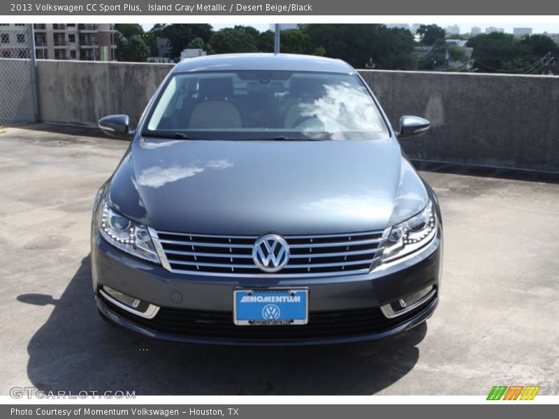 Island Gray Metallic / Desert Beige/Black 2013 Volkswagen CC Sport Plus