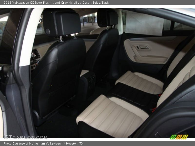 Island Gray Metallic / Desert Beige/Black 2013 Volkswagen CC Sport Plus