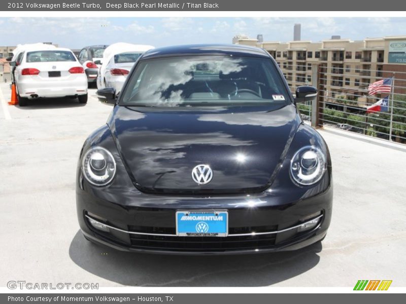 Deep Black Pearl Metallic / Titan Black 2012 Volkswagen Beetle Turbo