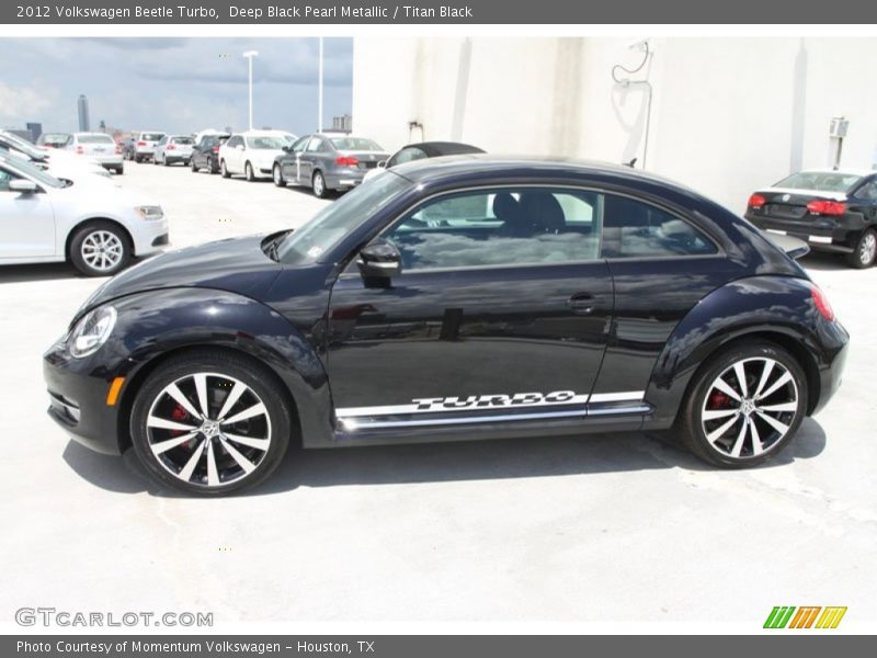 Deep Black Pearl Metallic / Titan Black 2012 Volkswagen Beetle Turbo