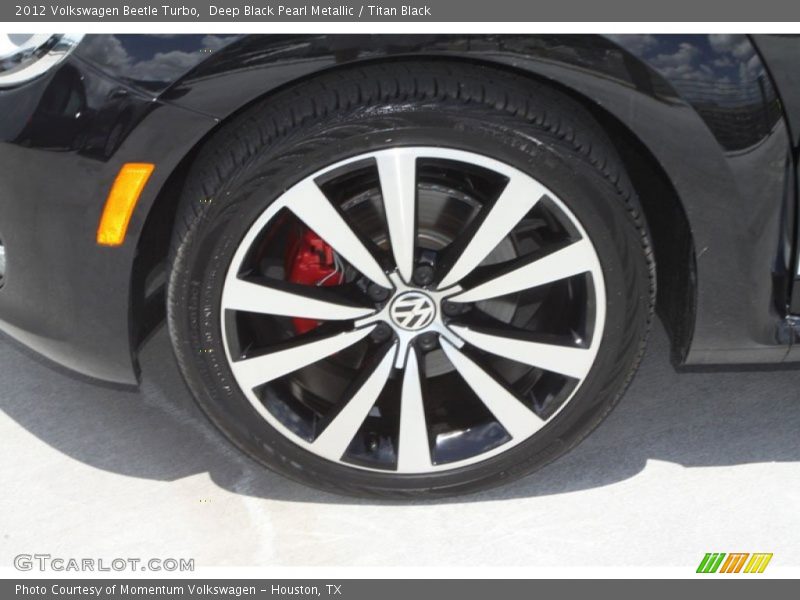 Deep Black Pearl Metallic / Titan Black 2012 Volkswagen Beetle Turbo