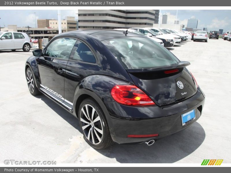 Deep Black Pearl Metallic / Titan Black 2012 Volkswagen Beetle Turbo