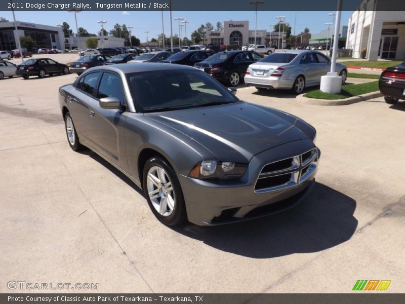 Tungsten Metallic / Black 2011 Dodge Charger Rallye