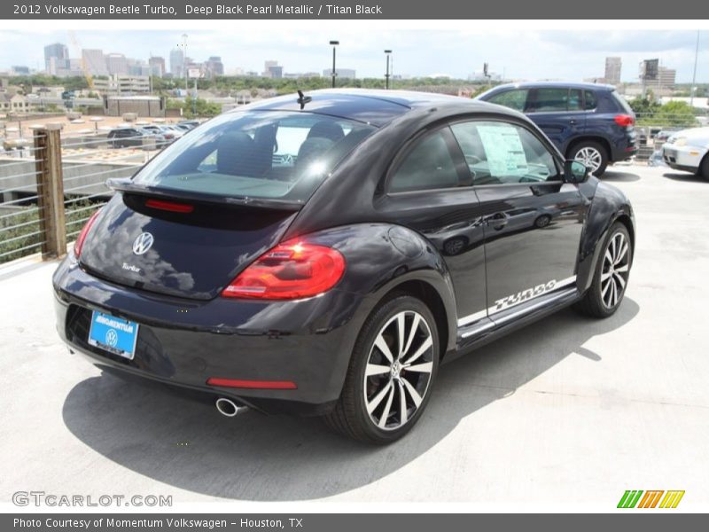 Deep Black Pearl Metallic / Titan Black 2012 Volkswagen Beetle Turbo