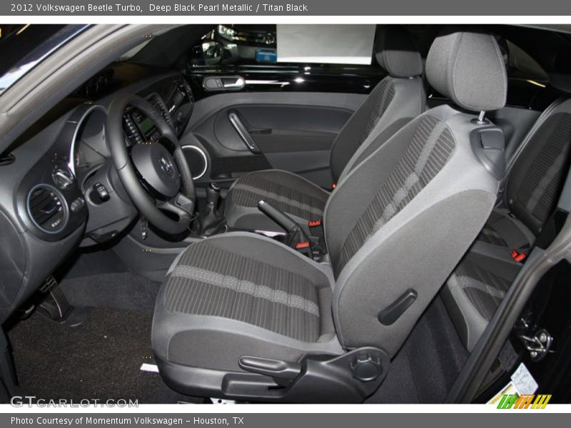 Deep Black Pearl Metallic / Titan Black 2012 Volkswagen Beetle Turbo