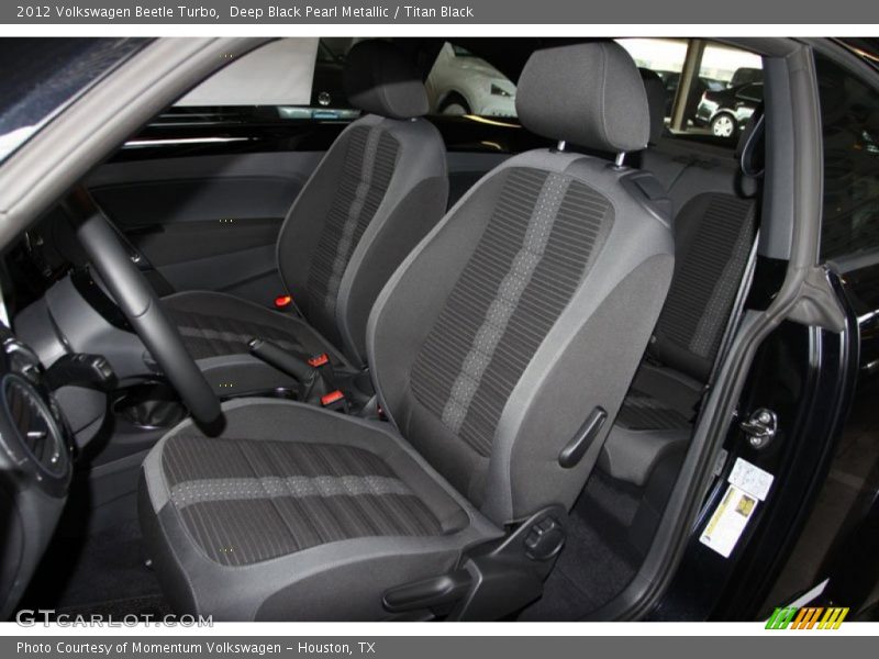 Deep Black Pearl Metallic / Titan Black 2012 Volkswagen Beetle Turbo
