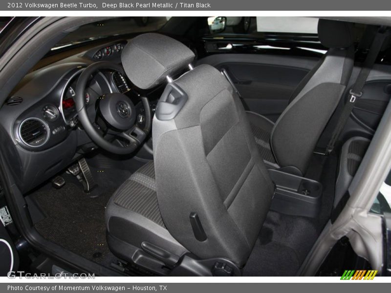 Deep Black Pearl Metallic / Titan Black 2012 Volkswagen Beetle Turbo