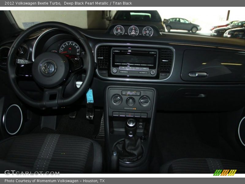 Deep Black Pearl Metallic / Titan Black 2012 Volkswagen Beetle Turbo