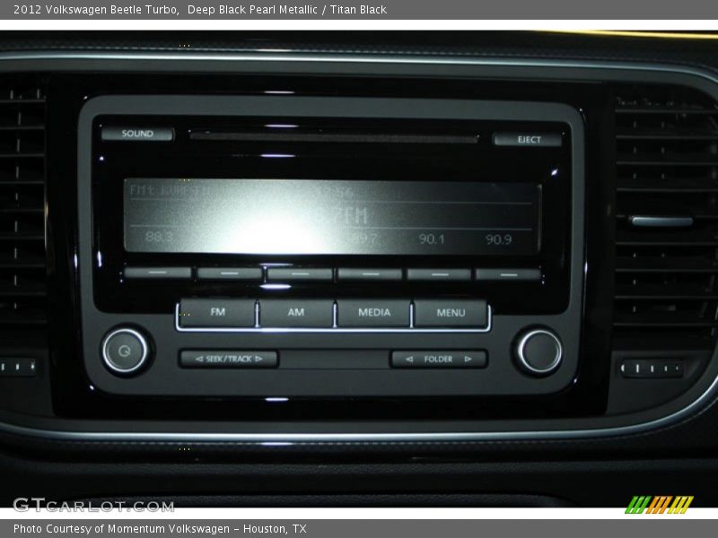 Deep Black Pearl Metallic / Titan Black 2012 Volkswagen Beetle Turbo