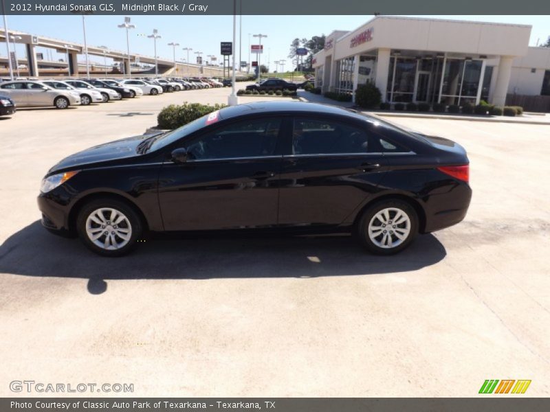Midnight Black / Gray 2012 Hyundai Sonata GLS
