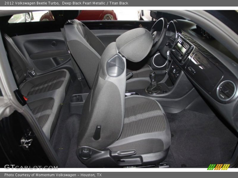 Deep Black Pearl Metallic / Titan Black 2012 Volkswagen Beetle Turbo