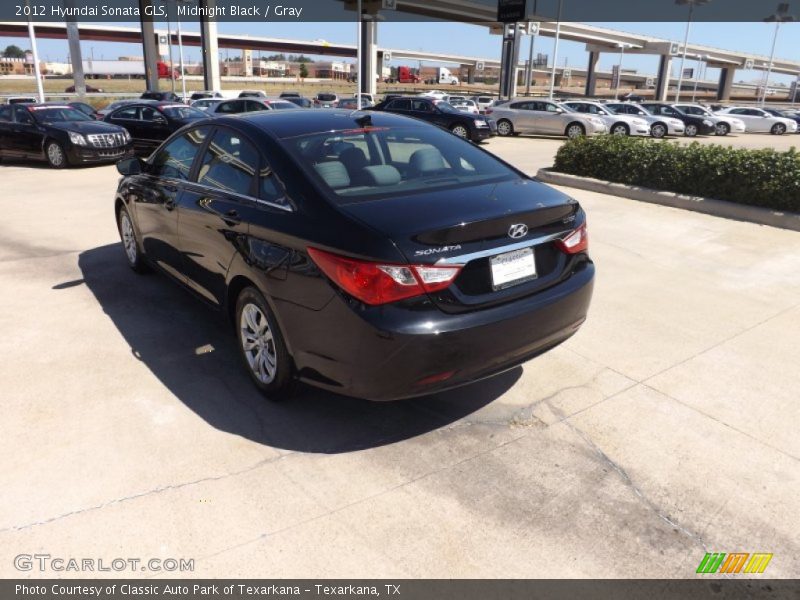 Midnight Black / Gray 2012 Hyundai Sonata GLS