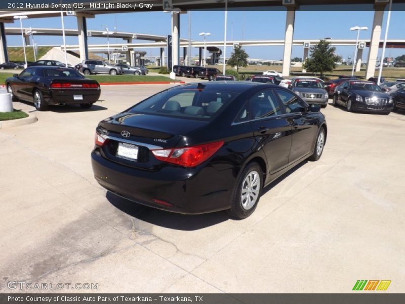 Midnight Black / Gray 2012 Hyundai Sonata GLS