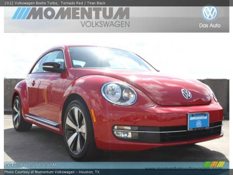 Tornado Red / Titan Black 2012 Volkswagen Beetle Turbo