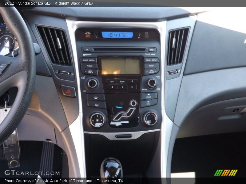 Midnight Black / Gray 2012 Hyundai Sonata GLS